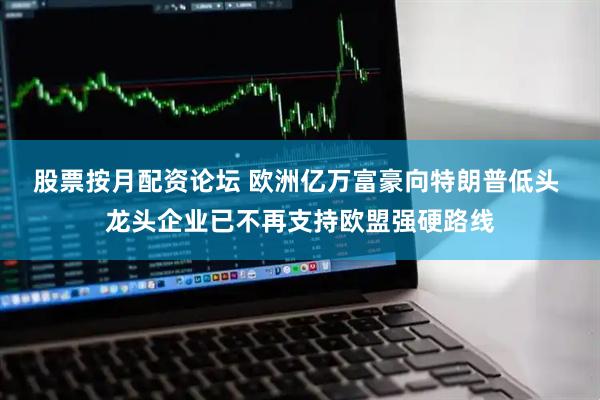 股票按月配资论坛 欧洲亿万富豪向特朗普低头 龙头企业已不再支持欧盟强硬路线